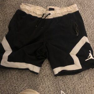 Jordan Black and Gray Athletic Shorts